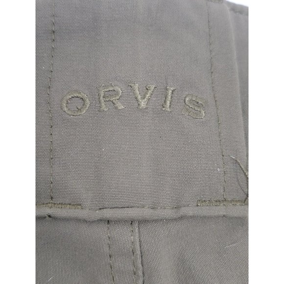 Orvis Cargo Hiking‎ Shorts Size 32 Green 7 Pockets Moisture Wicking - Picture 5 of 5